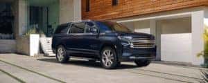 2021 suburban blue exterior