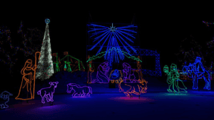 Christmas lights near Columbia, TN