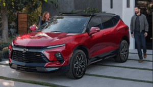 2024 Chevy Blazer in red paint for sale in Columbia, TN.