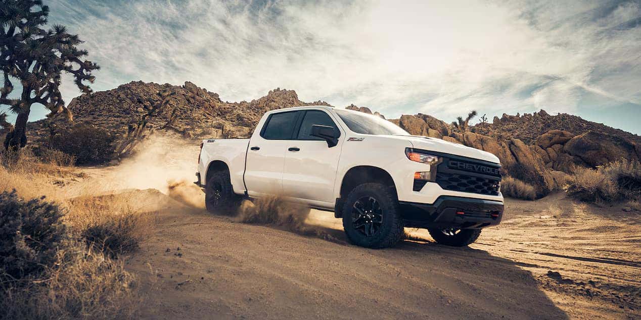 2024 Chevrolet Silverado 1500 Truck Driving Through Sand