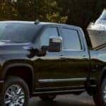 Black paint 2024 Chevrolet 2500 Towing a boat in Columbia, TN