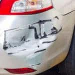 Car With a Damaged Bumper