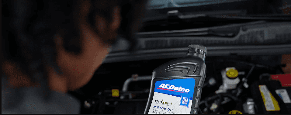 Bottle of AC Delco Oil