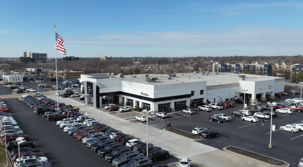 Thompson Sales Dealership Photo Aerial