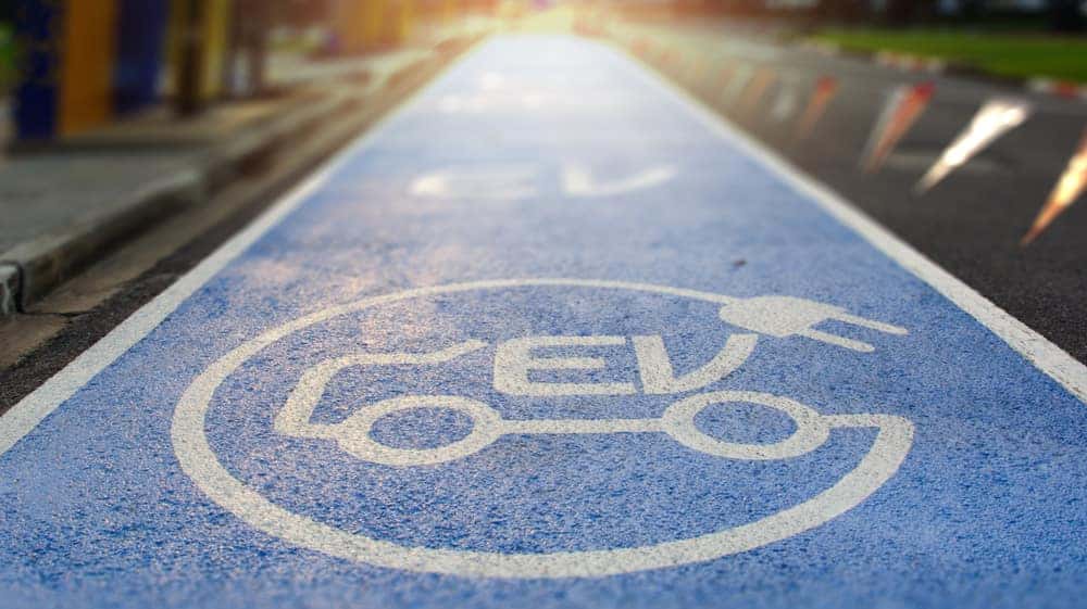 EV trip planning road image