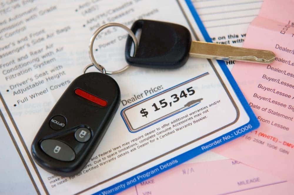 Used Vehicle Price With Keys