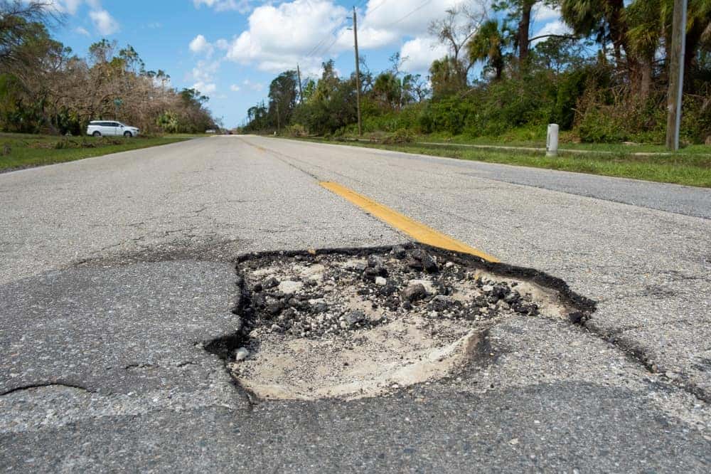 Pothole in the Road