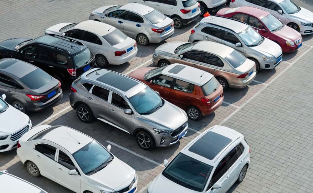 Vehicles in a Parking Lot