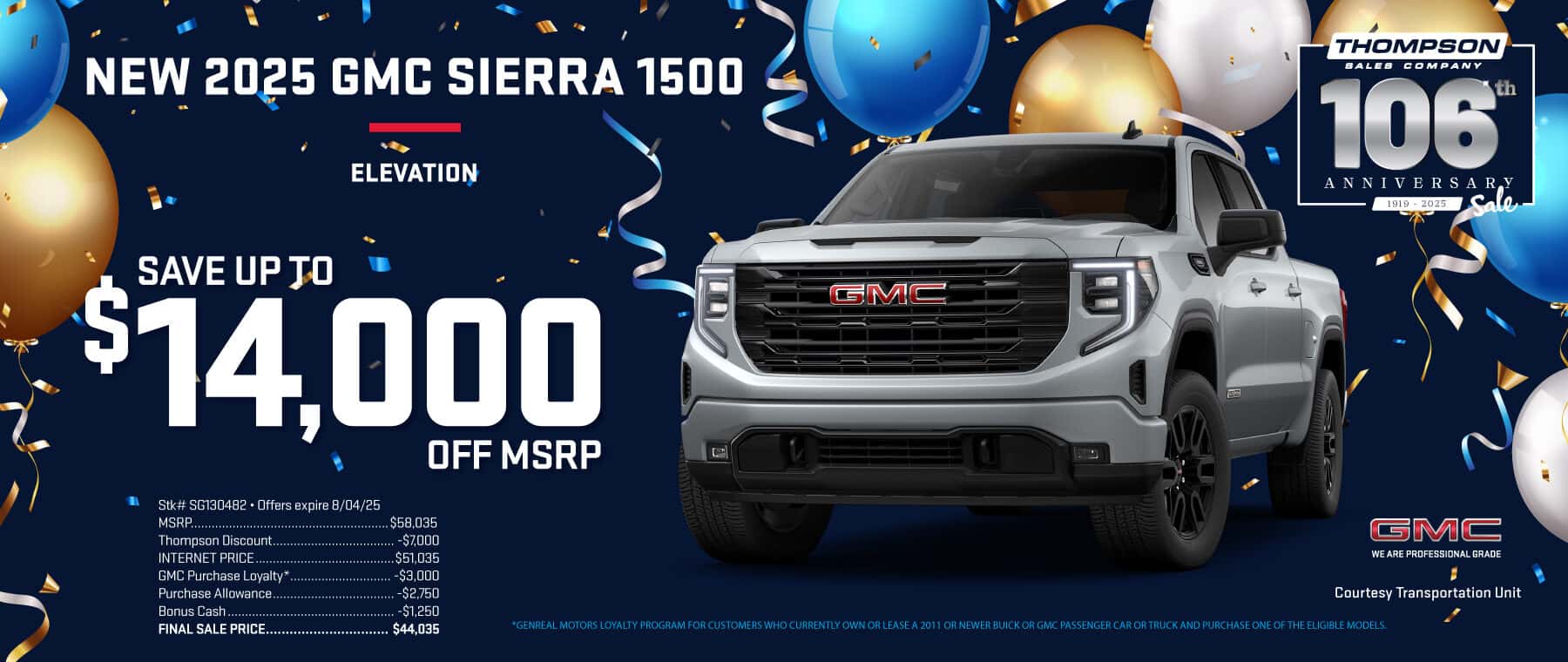 Save up to $14,000 on a new Sierra