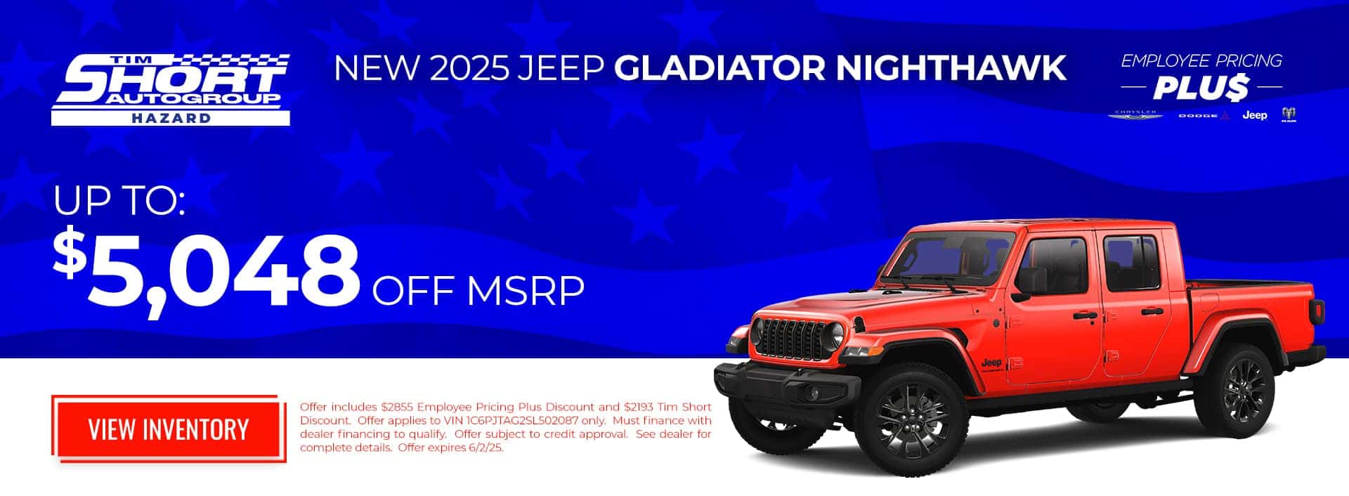 New 2025 Jeep Gladiator Nighthawk