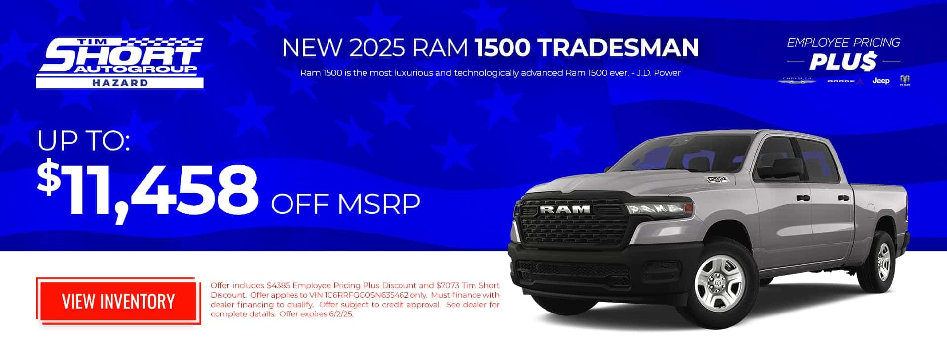 New 2025 Ram 1500 Tradesman