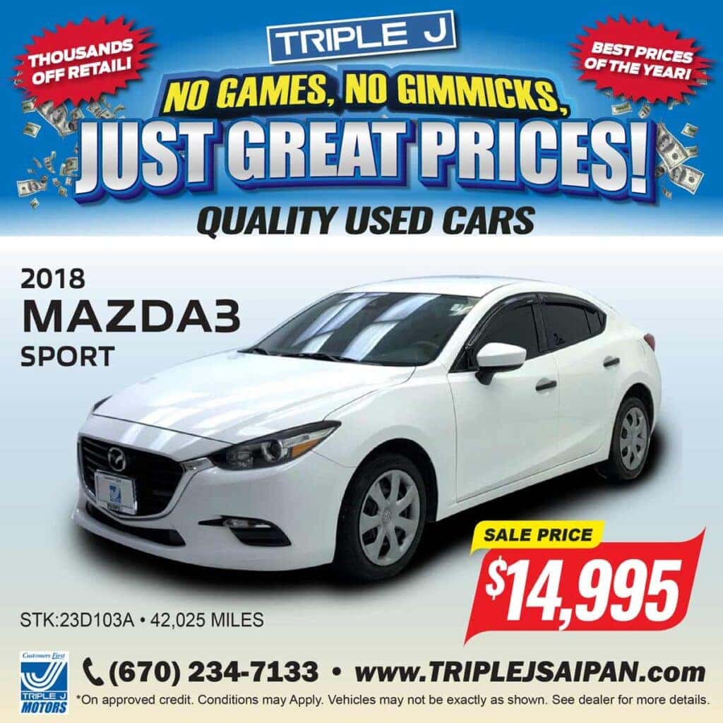 2018 Mazda3 Sport