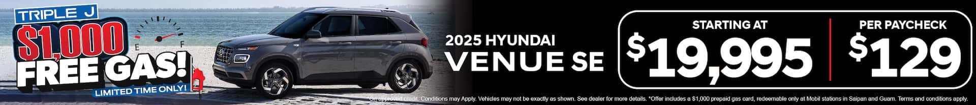 2025 Venue -Free Gas