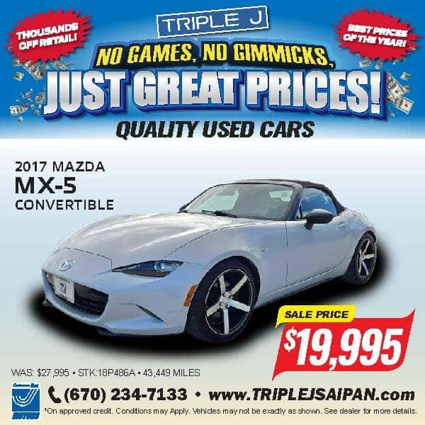 2017 Mazda MX-5 Miata Club Convertible