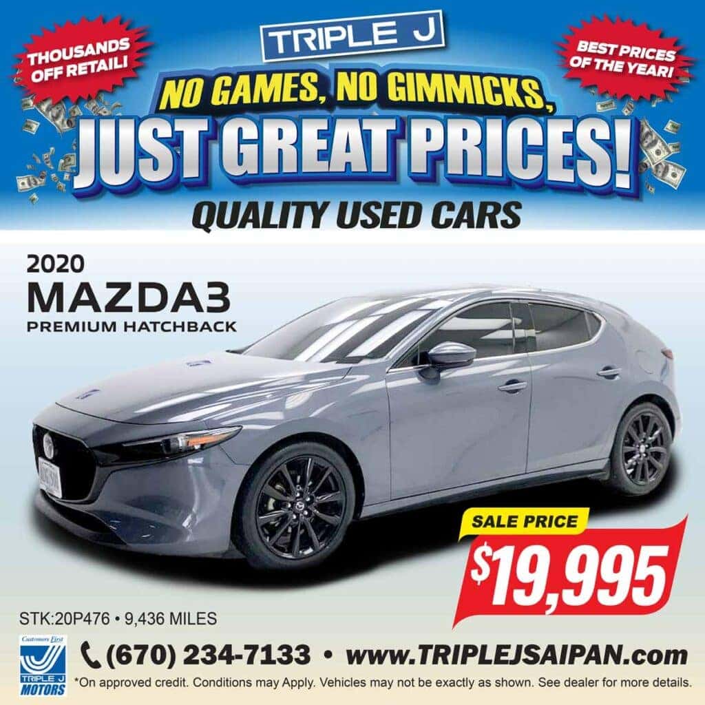 2020 Mazda3 Premium Hatchback