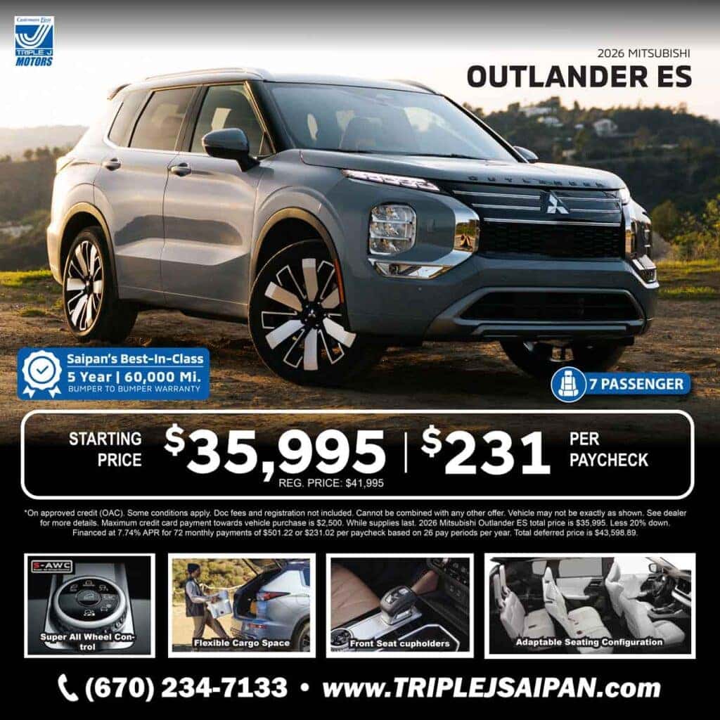 2026 Mitsubishi Outlander ES