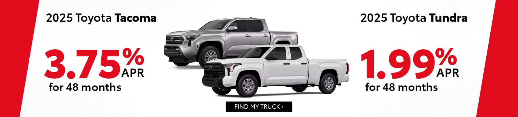 Toyota Tacoma and Tundra