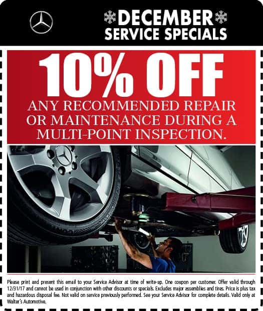 Mercedes benz service discount coupons
