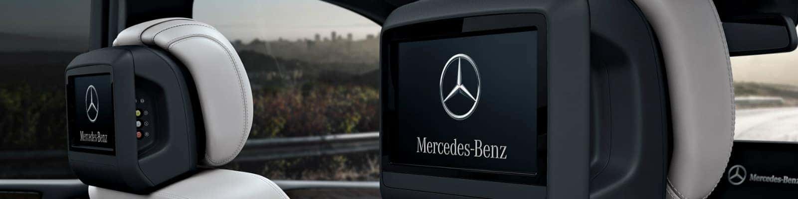 2018 Mercedes-Benz GLS SUV rear seat entertainment