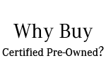 Why Buy Certified Pre-Owned