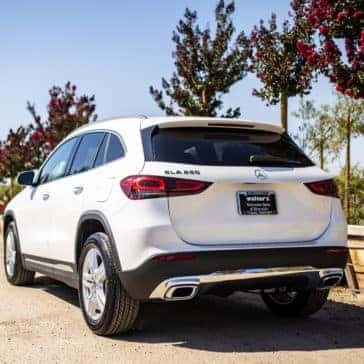 Mercedes-Benz GLA exterior rear angle view