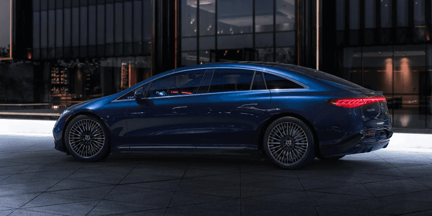 dark blue sedan outdoor