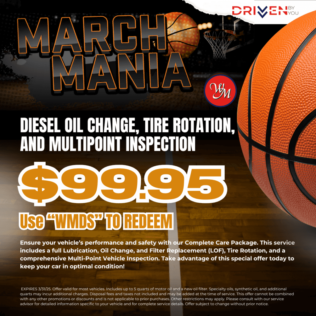 Diesel Oil Change Special