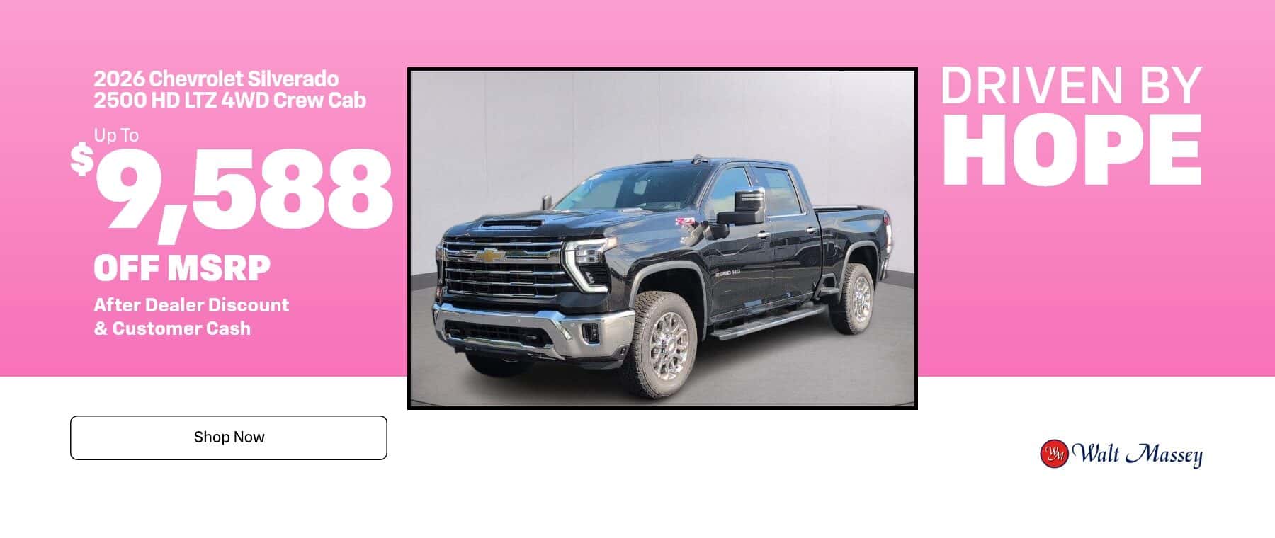 Driven by Hope Offers - October 2026