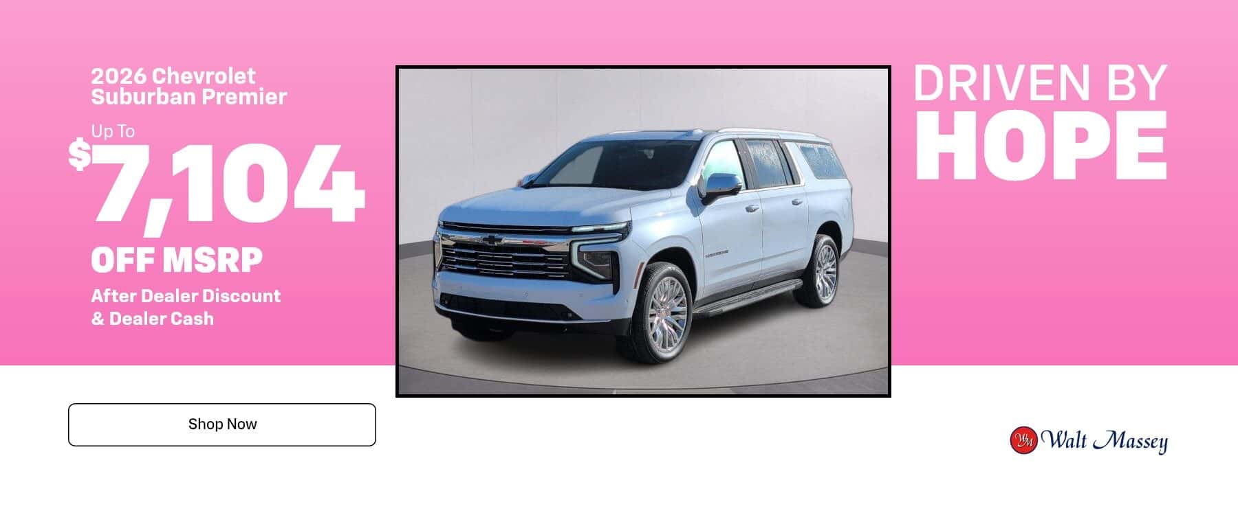 Driven by Hope Offers - October 2026